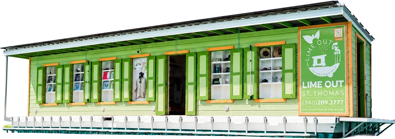 The Lime Out floating bar